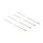 Delock Edelstahlkabelbinder L 350 x B 4,6 mm 20 Stück