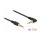 Delock Klinkenkabel 3,5 mm 4 Pin Stecker > Stecker gewinkelt 2 m schwarz