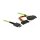 Delock Kabel OCuLink PCIe SFF-8611 zu U.2 SFF-8639 1 m