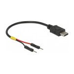 Delock USB Stromkabel Typ-C auf 2 x Pfostenstecker...