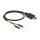 Delock USB Stromkabel Typ-C auf 2 x Pfostenstecker einzeln Strom 30 cm