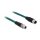 Delock Netzwerkkabel M12 X-kodiert 8 Pin Stecker zu Buchse PUR (TPU) 1 m