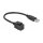 Delock Keystone Modul USB 2.0 C Buchse > USB 2.0 A Stecker mit Kabel