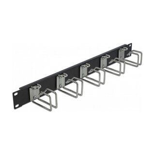 19" Kabelmanagement Panel schwarz