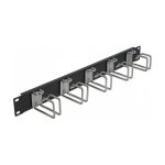 19" Kabelmanagement Panel schwarz