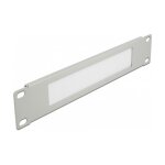 10" Kabelmanagement Bürstenleiste 1 HE grau