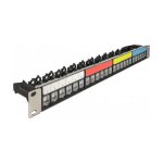 19" Keystone Patchpanel 24 Port mit...