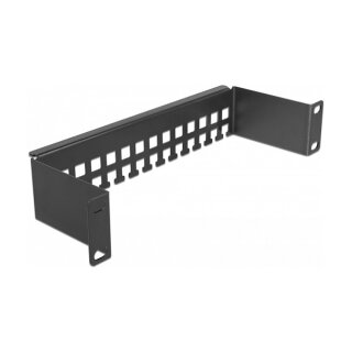Delock 10? Kabelabfangschiene Bügelform 1 HE schwarz