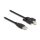 Delock Kabel USB 2.0 Typ-A Stecker zu Typ-B Stecker mit Schrauben 1 m