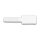 Delock Mini Klett-Kabelhalter L 90 mm x B 24 mm selbstklebend 10 Stück weiß
