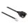 Delock Kabel RJ10 Stecker zu RJ10 Buchse zum Einbau 30 cm schwarz