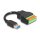 Delock USB 3.2 Gen 1 Kabel Typ-A Stecker zu Terminalblock Adapter mit Drucktaster 15 cm