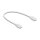 Delock RJ45 Netzwerkkabel Cat.6A Stecker zu Stecker mit robuster Rastnase Industrietauglich U/UTP Slim 0,3 m weiß