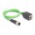 Delock M12 Kabel D-kodiert 4 Pin Stecker zu RJ45 Buchse PUR (TPU) 0,5 m