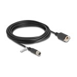 Delock M12 Kabel X-kodiert 8 Pin Buchse zu RJ45 Buchse...