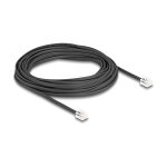 Delock Telefonkabel RJ11 Stecker zu RJ11 Stecker schwarz...