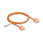 Delock RJ45 Netzwerkkabel Cat.6 UTP Ultra Slim 1 m orange...