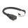 Delock Keystone Modul Kabel HDMI Buchse zu Buchse 90° gewinkelt 8K 60 Hz 20 cm schwarz