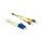 Kabel Lichtwellenleiter LC Duplex zu ST Duplex Singlemode OS2 3 m