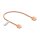 Delock RJ45 Netzwerkkabel Cat.6 UTP Ultra Slim 0,3 m orange mit kurzen Steckern