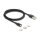 Delock Magnetisches Ladekabel Set für 8 Pin Lightning™ / Micro USB / USB Type-C™ schwarz 1 m