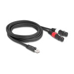 Delock Adapterkabel RJ45 Stecker zu 2 x XLR 3 Pin Buchse...