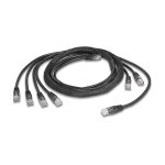 Delock RJ45 Trunk-Kabel 4 x Stecker zu 4 x Stecker Cat.5e...