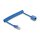 Delock RJ45 Spiralkabel Stecker zu Buchse Cat.6 UTP 0,8 m bis 1,8 m blau