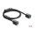 RJ45 Kabel Buchse zu Buchse mit Schalter Cat.6 F/UTP 1 m - Netzwerkschaltung schwarz