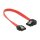 Delock SATA 6 Gb/s Kabel gerade auf links gewinkelt 20 cm rot