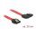 Delock SATA 6 Gb/s Kabel gerade auf rechts gewinkelt 20 cm rot