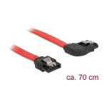 Delock SATA 6 Gb/s Kabel gerade auf rechts gewinkelt 70...