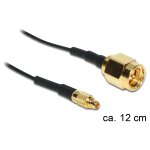 Delock Antennenkabel SMA Stecker zu MMCX Stecker 1.13 120 mm