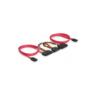 Delock SATA All-in-One Kabel für 2x HDD