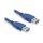 Delock USB 5 Gbps Kabel Typ-A Stecker zu Typ-A Stecker 1,5 m blau
