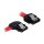 SATA 3 Gb/s Kabel gerade auf links gewinkelt 50 cm rot