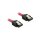 SATA 6 Gb/s Kabel 20 cm rot