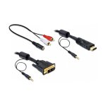 Kabel DVI - HDMI + Sound Stecker-Stecker 2 m