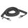 RJ45 Spiralkabel Stecker zu Stecker Cat.5e 3 m schwarz