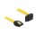 Delock SATA 6 Gb/s Kabel gerade auf oben gewinkelt 50 cm gelb