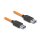 USB 5 Gbps Kabel USB Typ-A Stecker zu USB Typ-A Stecker für Tethered Shooting 1 m orange