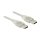 Kabel USB 2.0 Typ-A Stecker > USB 2.0 Typ-A Stecker 0,5 m transparent