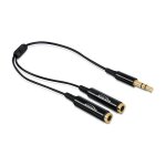 Delock Kabel Audio Splitter Klinkenstecker 3,5 mm 3 Pin...