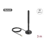 Delock WiFi 6 Antenne RP-SMA Stecker 3 dBi...
