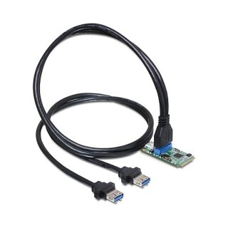 Mini PCIe I/O PCIe full size 1 x 19 Pin USB 3.0 Pin Header