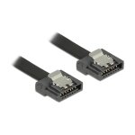 Delock SATA 6 Gb/s Kabel 20 cm schwarz FLEXI