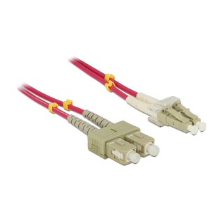 Delock Kabel Lichtwellenleiter LC > SC Multimode OM4 5 m