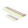Delock Kabelbinder farbig L 100 x B 2,5 mm + L 200 x B 3,6 mm 200 Stück