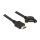 Delock Kabel HDMI-A Stecker > HDMI-A Buchse zum Einbau 110° gewinkelt 4K 30 Hz 1 m