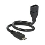 Delock Kabel USB 2.0 Micro-B Stecker > USB 2.0 Typ-A...